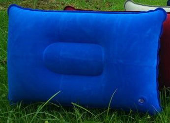 Portable Inflatable PVC Air Pillow – Lightweight Travel, Camping & Nap Pillow | 38x24cm | 4 Colors