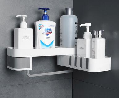 Space-Saving Bathroom Corner Organizer