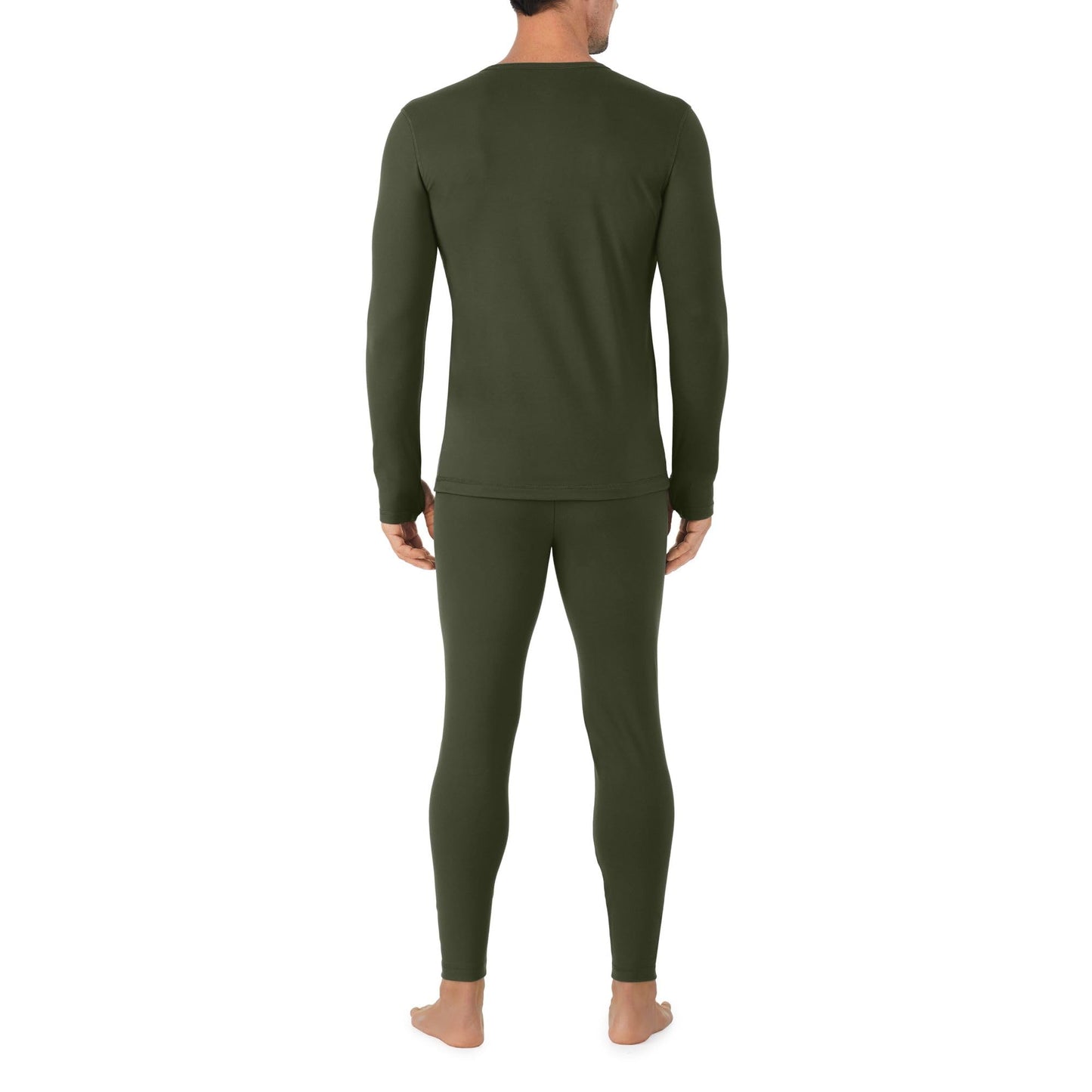 Cuddl Duds Thermal Underwear Shirt and Leggings Set for Men - Heavyweight Fleece Lined Long Johns - Winter Clothes Base Layer