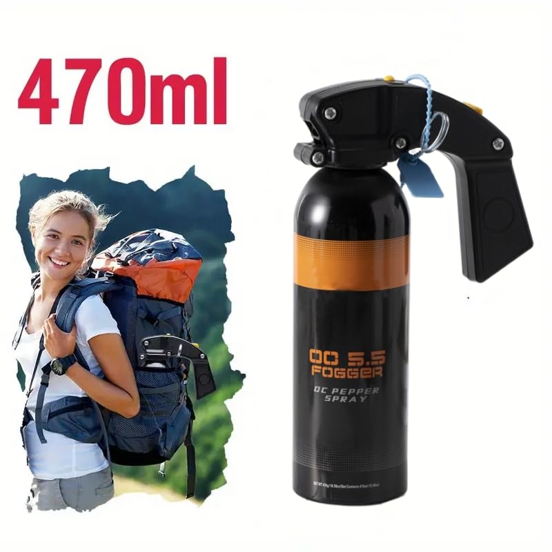 High Volume Pepper Spray for Hiking - Maximum Strength, Powerful Protection for Camping & Outdoor Activities