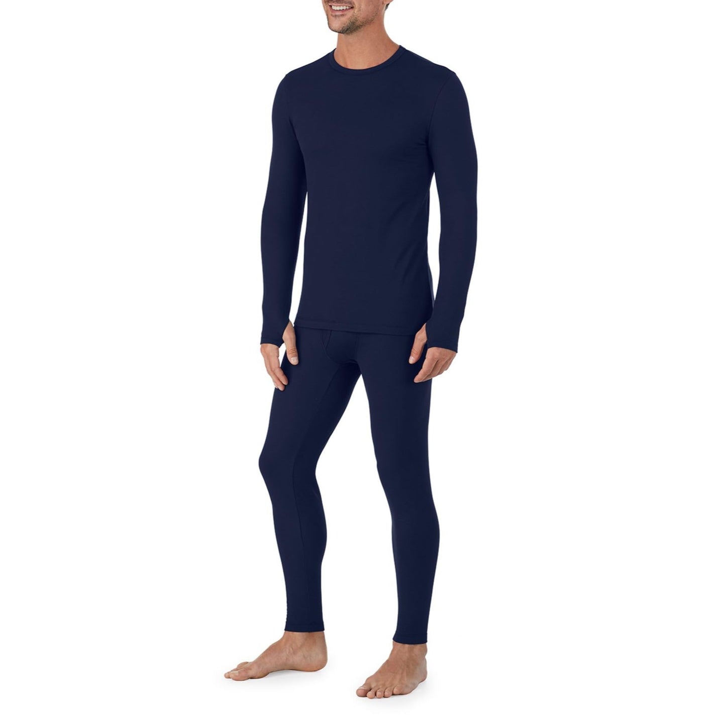 Cuddl Duds Thermal Underwear Shirt and Leggings Set for Men - Heavyweight Fleece Lined Long Johns - Winter Clothes Base Layer