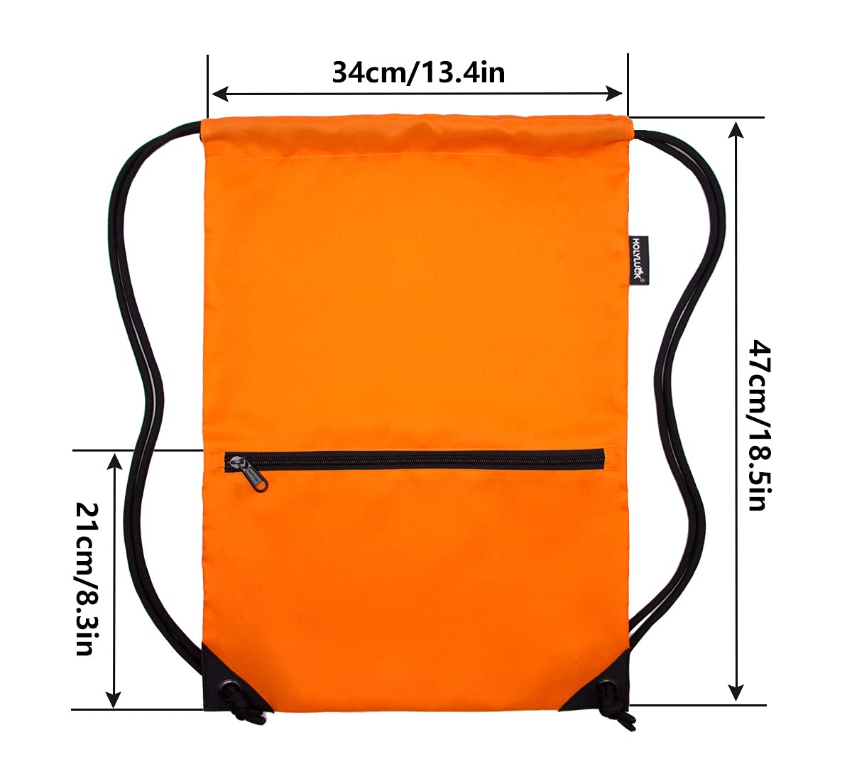 HOLYLUCK Drawstring Backpack Bag Sport Gym Sackpack