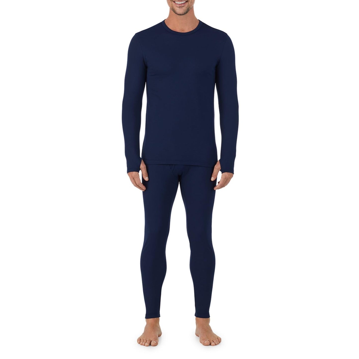 Cuddl Duds Thermal Underwear Shirt and Leggings Set for Men - Heavyweight Fleece Lined Long Johns - Winter Clothes Base Layer