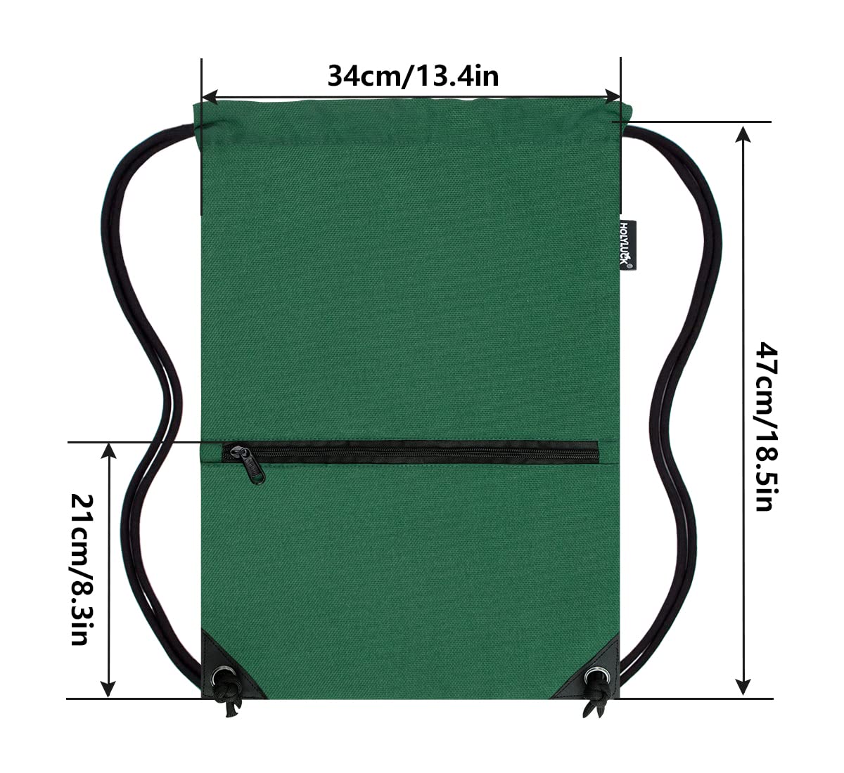 HOLYLUCK Drawstring Backpack Bag Sport Gym Sackpack