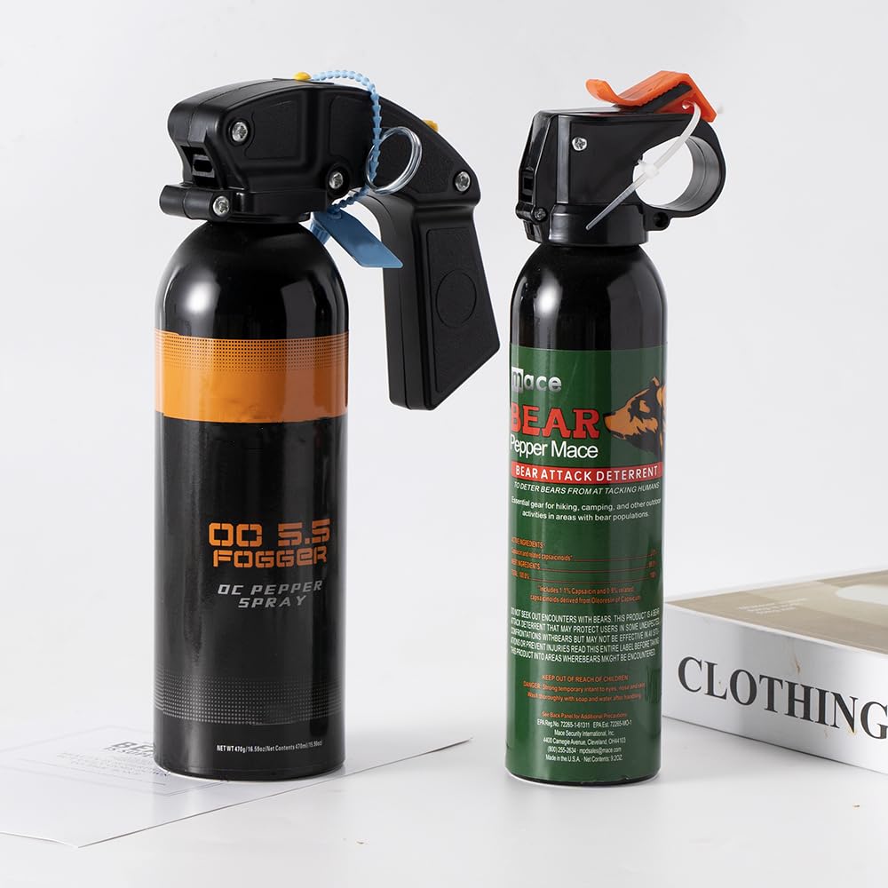 High Volume Pepper Spray for Hiking - Maximum Strength, Powerful Protection for Camping & Outdoor Activities