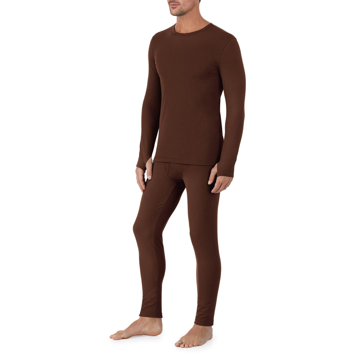 Cuddl Duds Thermal Underwear Shirt and Leggings Set for Men - Heavyweight Fleece Lined Long Johns - Winter Clothes Base Layer