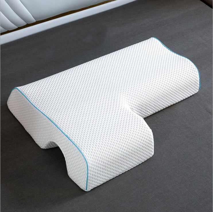 Couple Arm Tunnel Pillow – Memory Foam Cervical Neck & Cuddle Pillow | 8 Styles