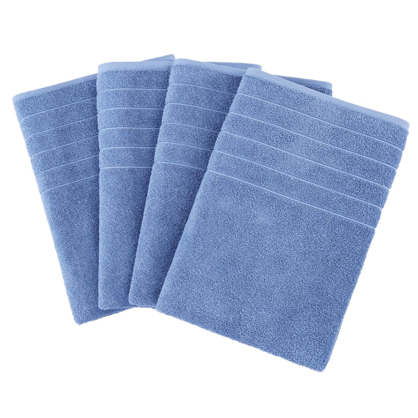 Casa Platino 100% Cotton 2 Pack Bath Towels (30"x60") - Ring Spun Cotton - Large Towels for Bathroom - Quick Drying, Highly Soft & Absorbent Shower Towel Set - Hotel & Spa Quality - White Towel Set