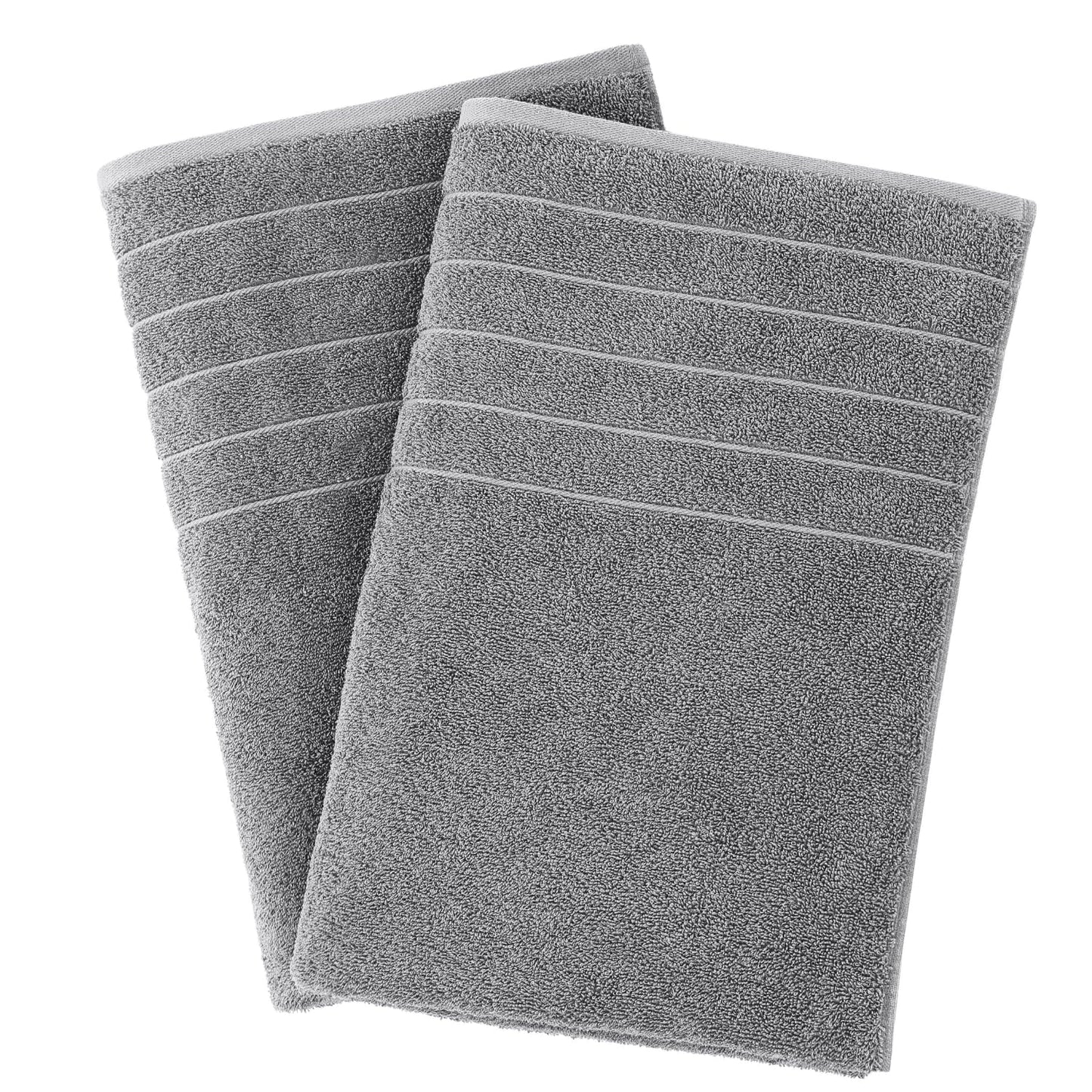 Casa Platino 100% Cotton 2 Pack Bath Towels (30"x60") - Ring Spun Cotton - Large Towels for Bathroom - Quick Drying, Highly Soft & Absorbent Shower Towel Set - Hotel & Spa Quality - White Towel Set