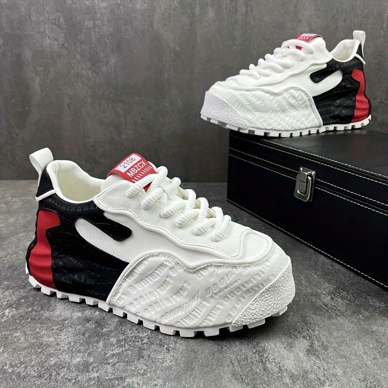 Men’s Black Chunky Sole Casual Sneakers