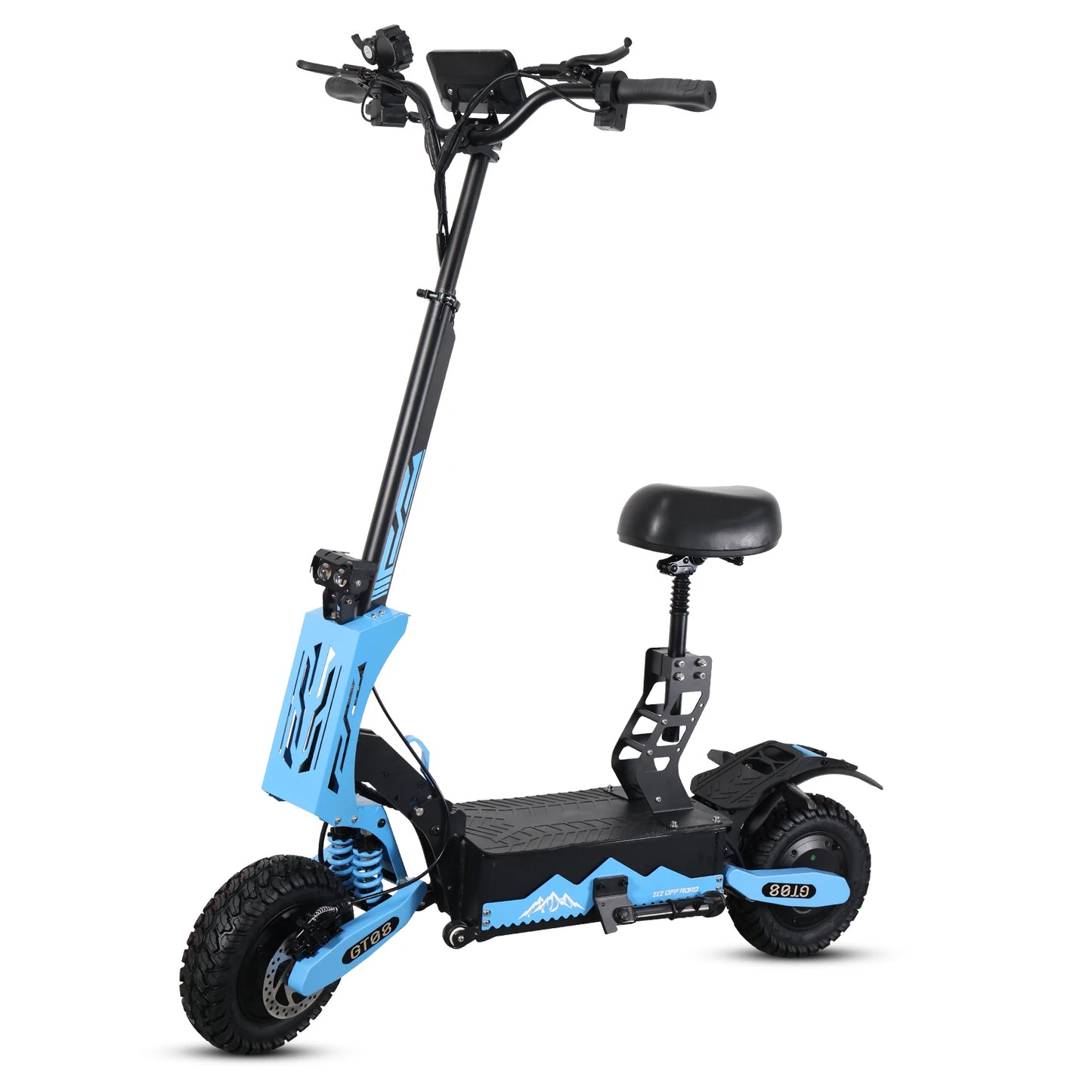 Electric Scooter Dual Motor 5600W Adult, Top Speed 46MPH,60V27AH, 11-inch Off-Road Tires Sport Folding eScooter