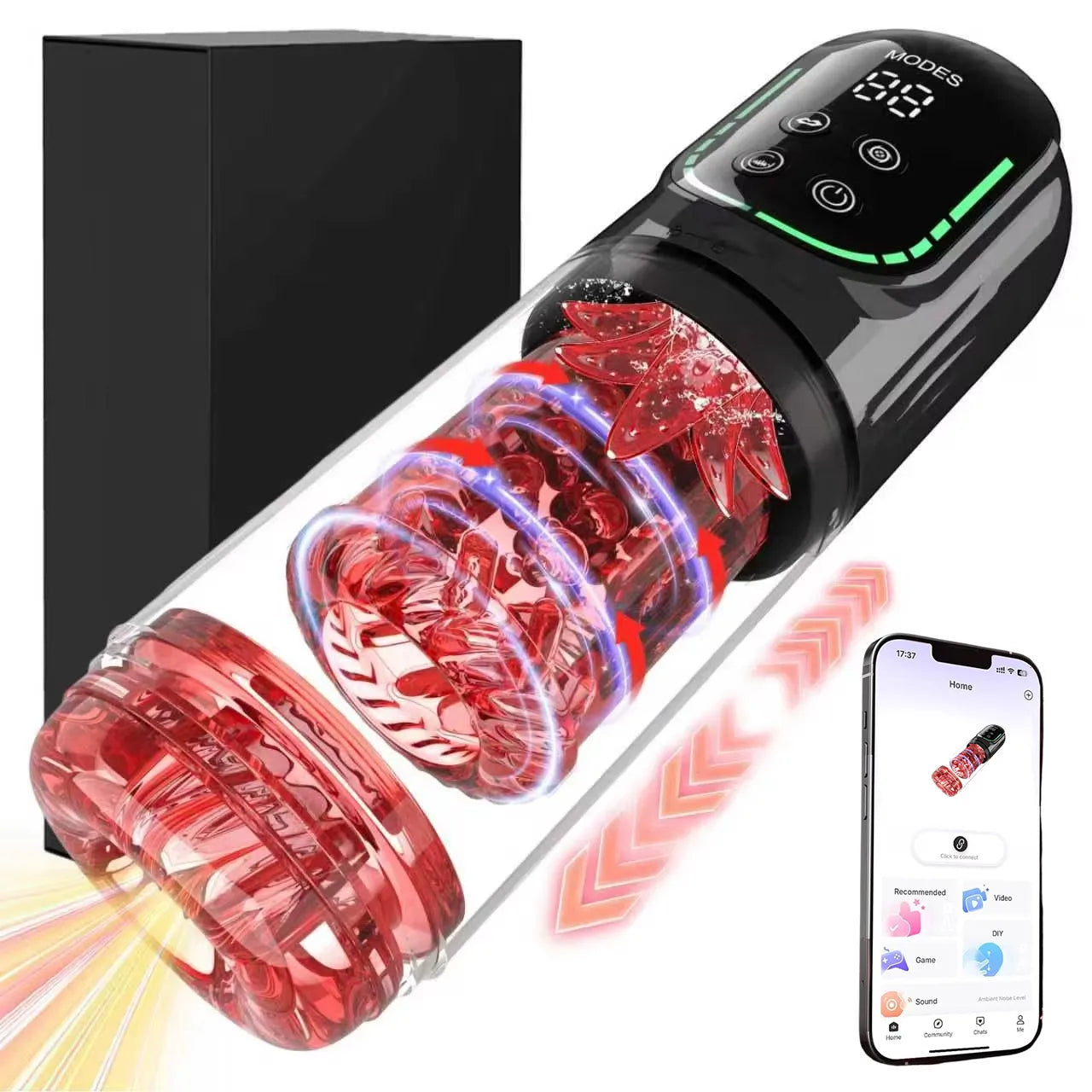 Automatic Telescopic Thrusting Male Masturbator Cup Sucking Vibrating Masturbation Vagina Pusssy Blowjob Adult Sex Toys for Men
