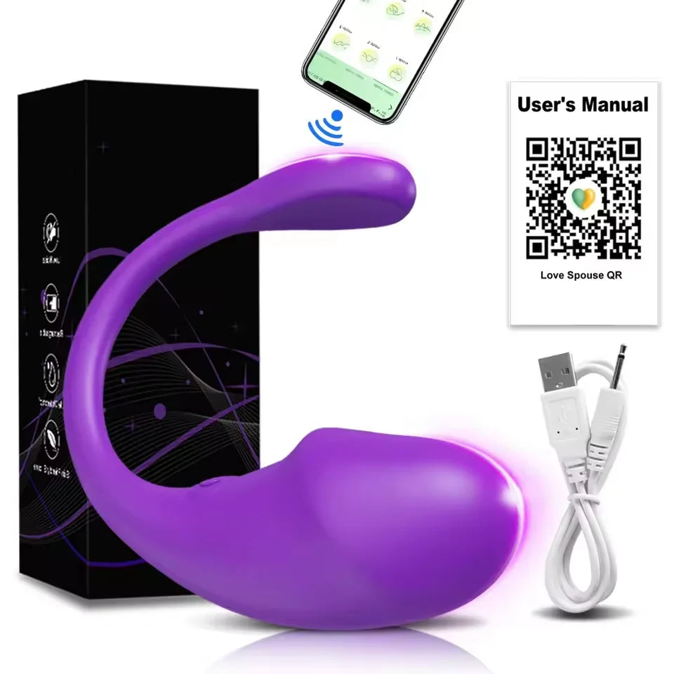 Wireless G Spot Vibrator for Women APP Bluetooth Vibrating Egg Clitoris Stimulator Dildo Wear Vagin Massger Adult Sex Toy Couple