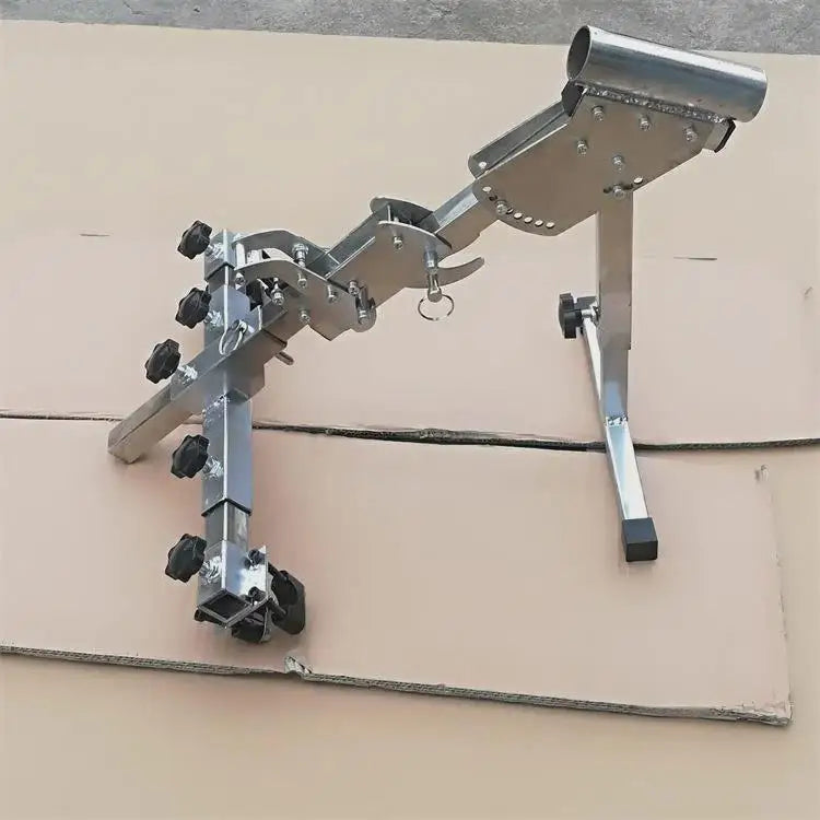 Disabled front wheelchair Stainless steel connector Electric vehicle head Traction bracket Upgraded double disc brake with code