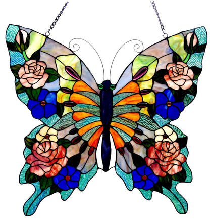Butterfly Wall Decor with Blue Wing Scales