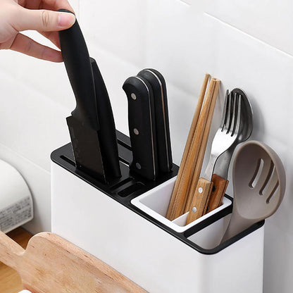 Kitchen Tableware Storage Holder & Plastic Knife Rack