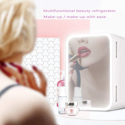 Portable Mini Makeup Fridge Cooler & Warmer for Skincare