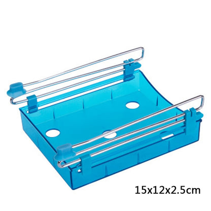 Hanging Plastic Refrigerator Shelf Storage Rack