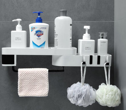 Space-Saving Bathroom Corner Organizer