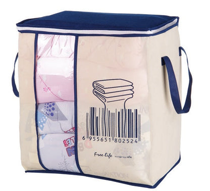 Space-Saving Quilt Bag & Clothes Divider Holder