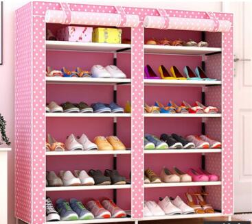 Thick Fabric Shoe Organizer Shelves for Home Furniture