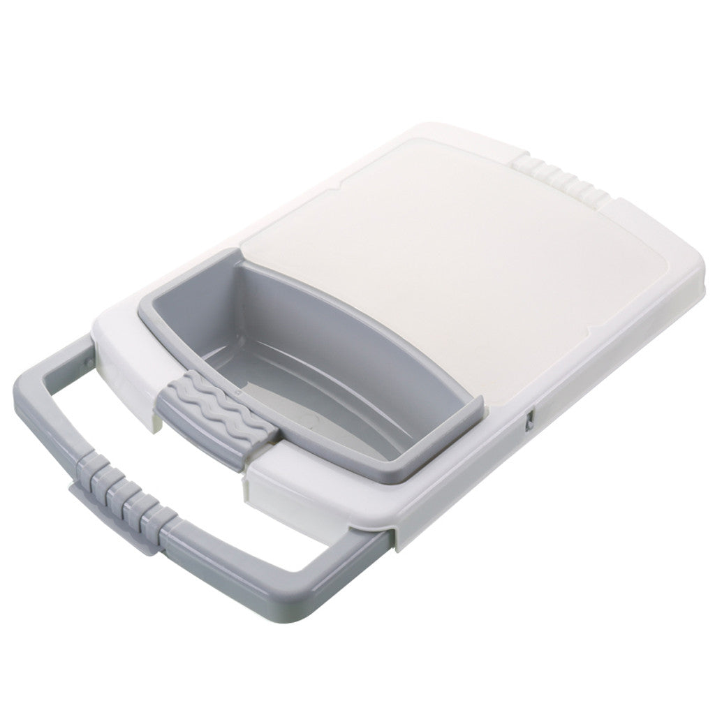 Multifunctional Plastic Chopping Board with Strainer