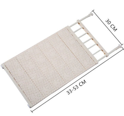 Adjustable Wall-Mounted Kitchen Storage Rack
