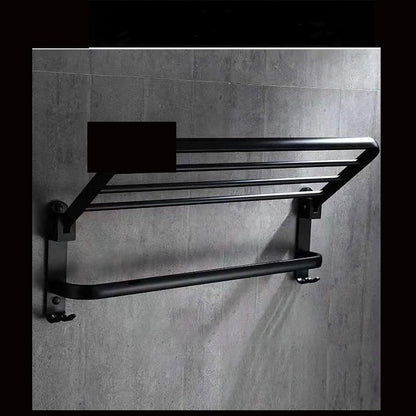 Perforated Space Aluminum Folding Bathroom Shelf