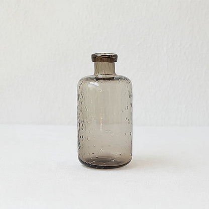 Aesthetic Clear Bubble Glass Flower Vase