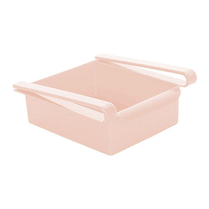 Hanging Plastic Refrigerator Shelf Storage Rack