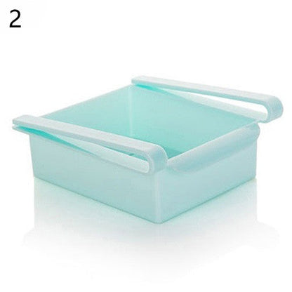 Hanging Plastic Refrigerator Shelf Storage Rack