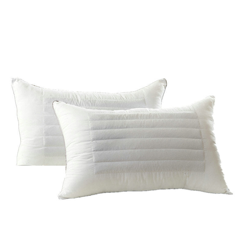 Buckwheat & Nine-Hole Silk Cotton Pillow – High-Elastic Health Pillow for Adults | 45x75cm
