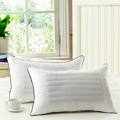 Buckwheat & Nine-Hole Silk Cotton Pillow – High-Elastic Health Pillow for Adults | 45x75cm
