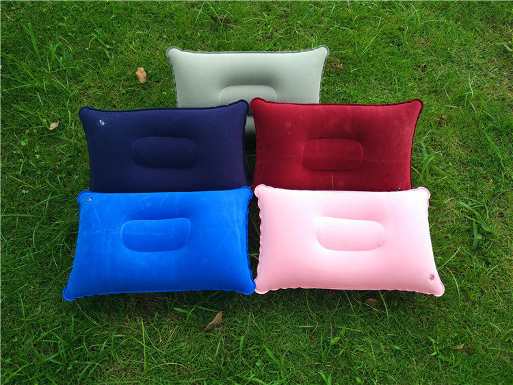 Portable Inflatable PVC Air Pillow – Lightweight Travel, Camping & Nap Pillow | 38x24cm | 4 Colors