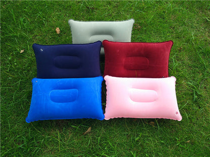 Portable Inflatable PVC Air Pillow – Lightweight Travel, Camping & Nap Pillow | 38x24cm | 4 Colors