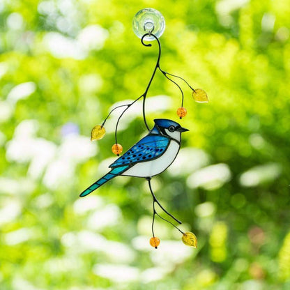 Kawaii Metal Bird Wall Decor Indoor Art Sculpture