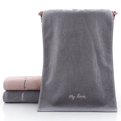 Absorbent Cotton Couple Face Towel Set