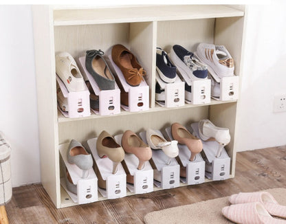 Multi-Tier Shoe Storage Rack Organizer Shelf