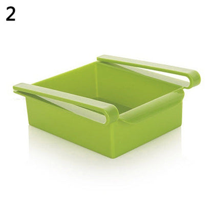 Hanging Plastic Refrigerator Shelf Storage Rack
