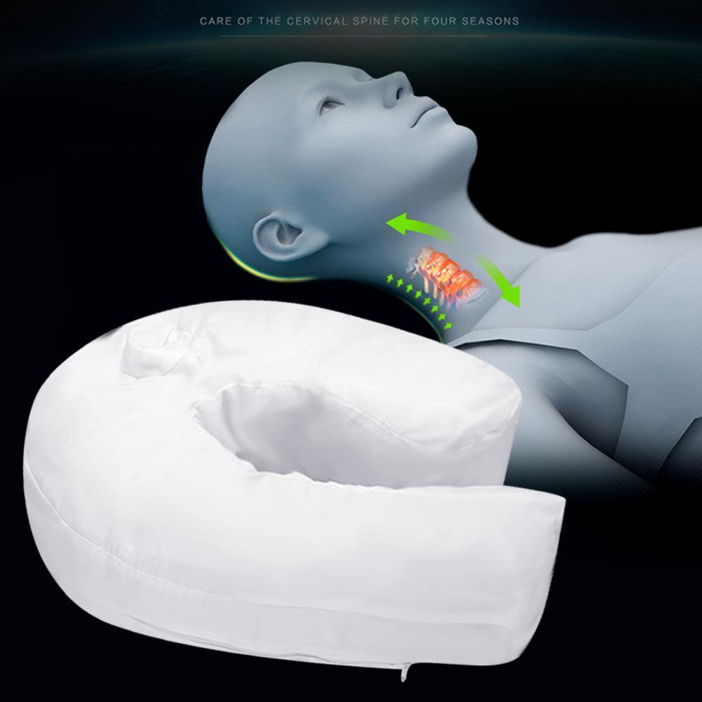 Cotton & Silk Side Sleeper Pillow – Neck & Spine Alignment Health Pillow | Chiropractor Developed