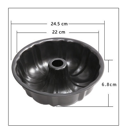 Round Deep Baking Mold for Bundt and Pumpkin Cakes