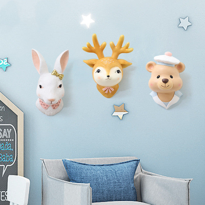 Original Cartoon Rabbit Wall Decor Art