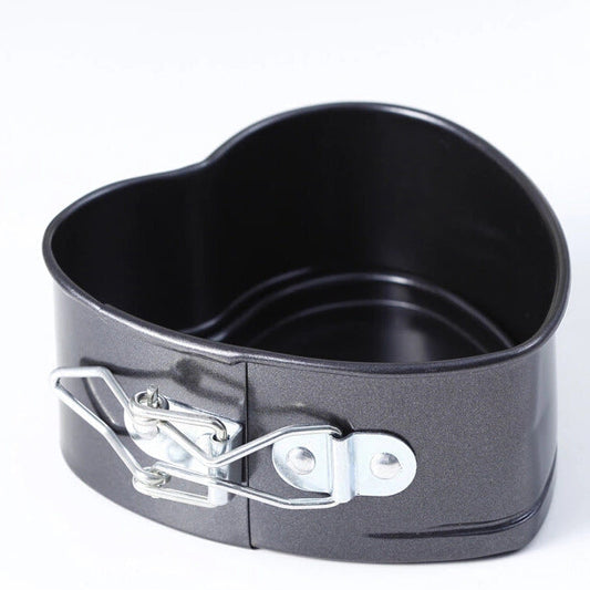 Heart-Shaped Non-Stick Cake Pan with Removable Bottom