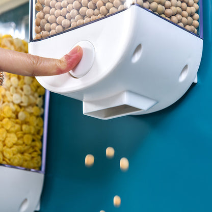 Kitchen Dry Food Storage Box with Easy Dispenser Button