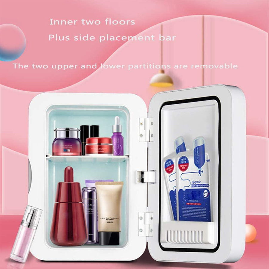 Portable Mini Makeup Fridge Cooler & Warmer for Skincare