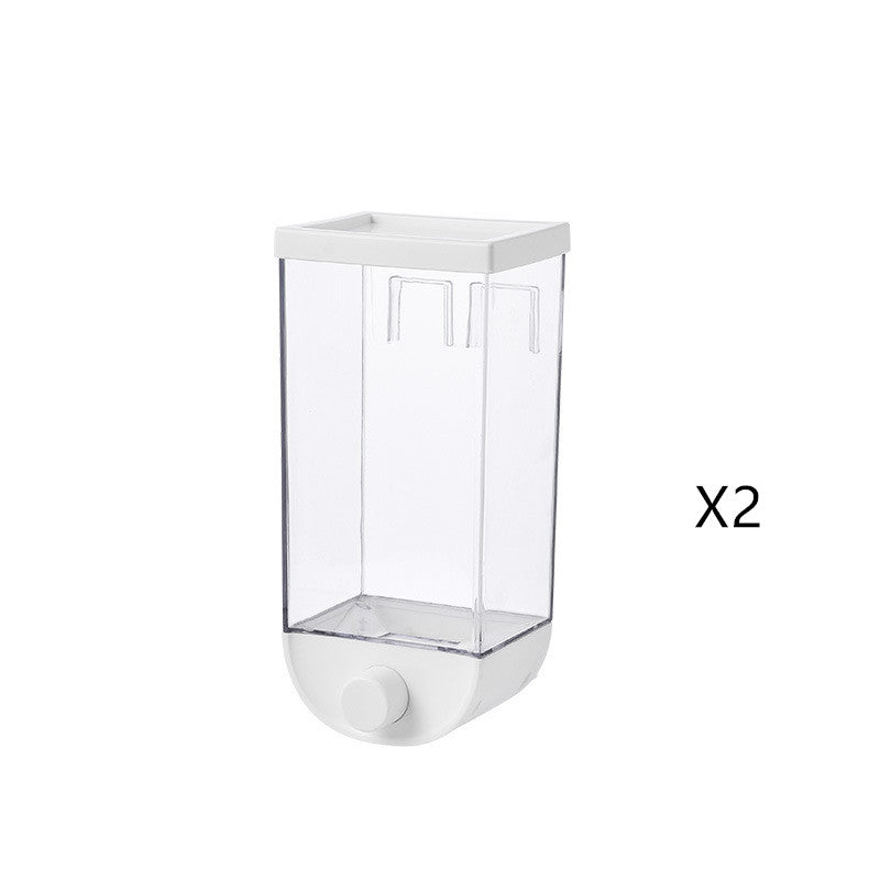 Kitchen Dry Food Storage Box with Easy Dispenser Button