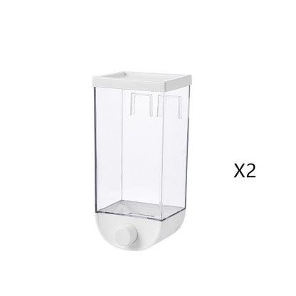 Kitchen Dry Food Storage Box with Easy Dispenser Button