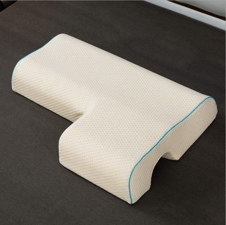 Couple Arm Tunnel Pillow – Memory Foam Cervical Neck & Cuddle Pillow | 8 Styles