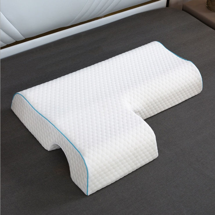 Couple Arm Tunnel Pillow – Memory Foam Cervical Neck & Cuddle Pillow | 8 Styles
