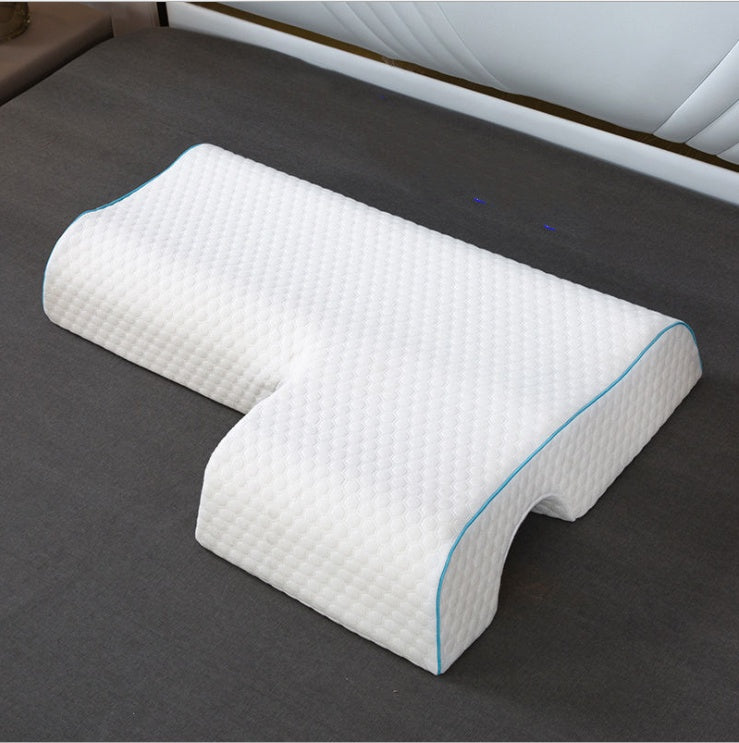 Couple Arm Tunnel Pillow – Memory Foam Cervical Neck & Cuddle Pillow | 8 Styles